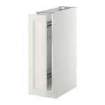 МЕТОД Напол шкаф/выдв внутр элем - Лаксарби белый, белый