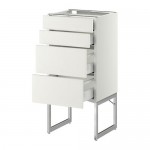 МЕТОД / МАКСИМЕРА Нплн шк 4 фронт/2 низк/2средн ящ - белый, Хэггеби белый, 40x37x60 см МЕТОД / МАКСИМЕРА Нплн шк 4 фронт/2 низк/2средн ящ - белый, Хэггеби белый, 40x37x60 см