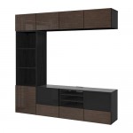 BESTÅ шкаф для ТВ, комбин/стеклян дверцы BESTÅ шкаф для ТВ, комбин/стеклян дверцы