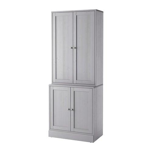 ХАВСТА Комбинация для хранения с дверцами - серый