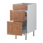 ФАКТУМ Напольный шкаф с 3 ящиками - Фагерланд морилка,антик, 40 см ФАКТУМ Напольный шкаф с 3 ящиками - Фагерланд морилка,антик, 40 см