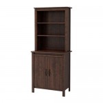 БРУСАЛИ Высокий шкаф с дверцей - коричневый