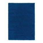 ХАМПЭН Ковер, длинный ворс - ярко-синий, 160x230 см
