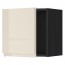 МЕТОД Шкаф навесной - под дерево черный, Воксторп глянцевый светло-бежевый, 40x40 см