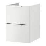 ГОДМОРГОН Шкаф для раковины с 2 ящ - белый, 40x47x58 см