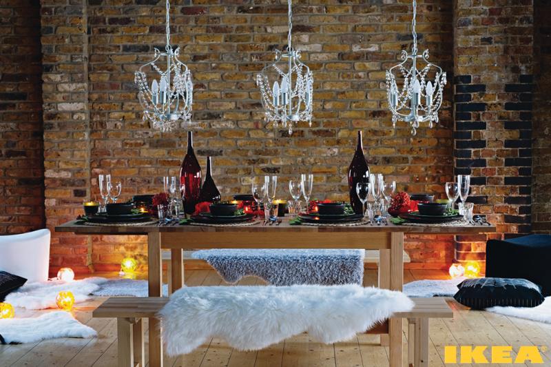 Интерьер столовой ИКЕА