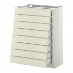 METOD/MAXIMERA наполн шкаф 8 фронт/8 низк ящиков оцинковка