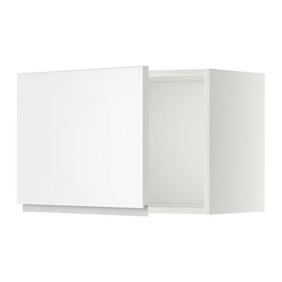 МЕТОД Шкаф навесной - 60x40 см, Нодста белый/алюминий, белый