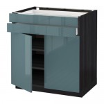 METOD/MAXIMERA напольный шкаф/2дверцы/2ящика оцинковка