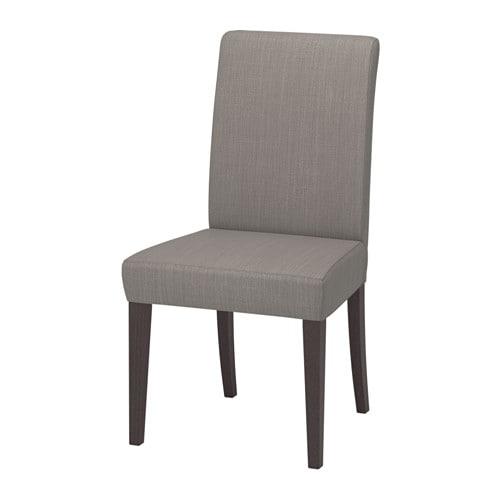 ХЕНРИКСДАЛЬ Стул - Нольхага серо-бежевый