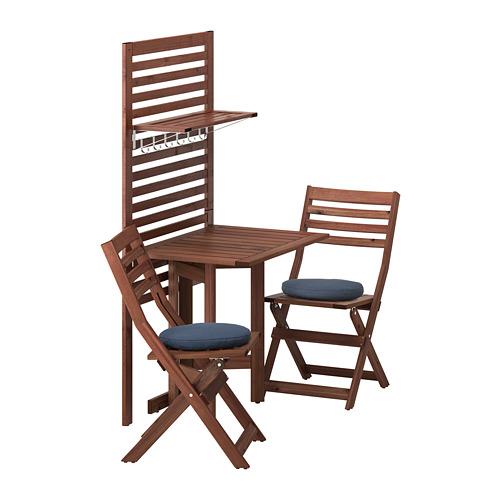 ÄPPLARÖ панель+стол+2 стула