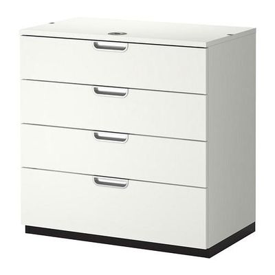 ГАЛАНТ Тумба с ящиками - белый ГАЛАНТ Тумба с ящиками - белый