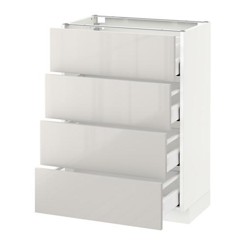 METOD/MAXIMERA напольн шкаф 4 фронт панели/4 ящика METOD/MAXIMERA напольн шкаф 4 фронт панели/4 ящика
