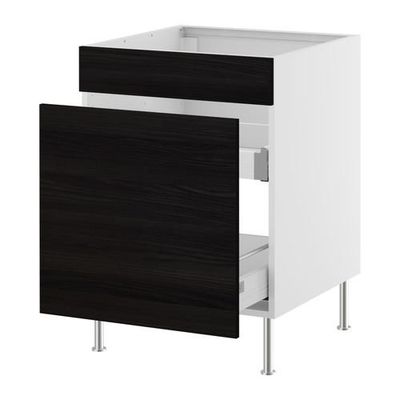 ФАКТУМ Напольн шк под мойку с ящ/1 дврц - Гношё черный ФАКТУМ Напольн шк под мойку с ящ/1 дврц - Гношё черный