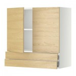 МЕТОД / ФОРВАРА Навесной шкаф/2дверцы/2ящика - 80x80 см, Тингсрид под березу, белый МЕТОД / ФОРВАРА Навесной шкаф/2дверцы/2ящика - 80x80 см, Тингсрид под березу, белый