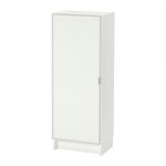 БИЛЛИ / МОРЛИДЕН Шкаф книжный со стеклянной дверью - белый/стекло