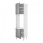 ФАКТУМ Выс шкаф д/двойн дхвк DOV8/2+2двр - Лидинго серый