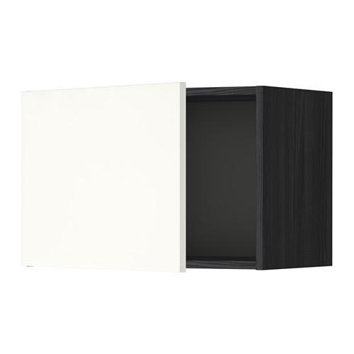 МЕТОД Шкаф навесной - под дерево черный, Хэггеби белый, 60x40 см МЕТОД Шкаф навесной - под дерево черный, Хэггеби белый, 60x40 см