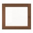 OXBERG стеклянная дверь коричневый ясеневый шпон 40x35 cm