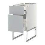 МЕТОД / МАКСИМЕРА Напольн шкаф 2фронт пнл/2низ/1вс ящ - 40x60x60 см, Веддинге серый, белый МЕТОД / МАКСИМЕРА Напольн шкаф 2фронт пнл/2низ/1вс ящ - 40x60x60 см, Веддинге серый, белый