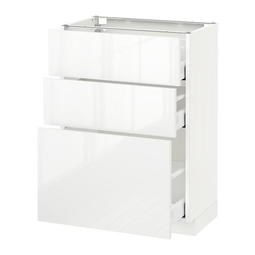 METOD/MAXIMERA напольный шкаф с 3 ящиками METOD/MAXIMERA напольный шкаф с 3 ящиками