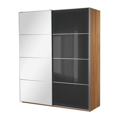 ПАКС Гардероб с раздвижными дверьми - 200x66x236 см ПАКС Гардероб с раздвижными дверьми - 200x66x236 см