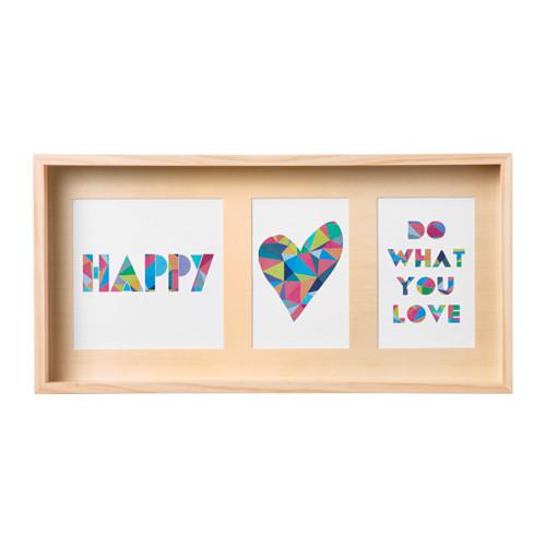 БРЕДАРЮД Рама для 3 фотографий