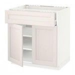 МЕТОД / МАКСИМЕРА Нплн шк д/врч пнл/ящ/плк/2дв - 80x60 см, Лаксарби белый, белый