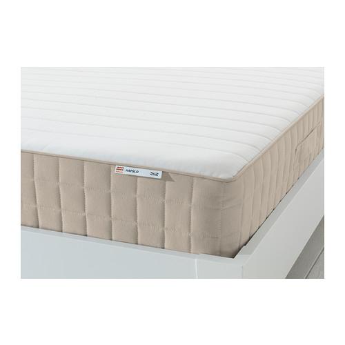 HAFSLO spring mattress hard / beige 140x200 cm (602.443.64) - reviews, price, where to