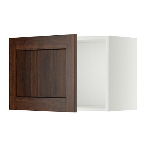 МЕТОД Шкаф навесной - белый, Эдсерум под дерево коричневый, 60x40 см МЕТОД Шкаф навесной - белый, Эдсерум под дерево коричневый, 60x40 см