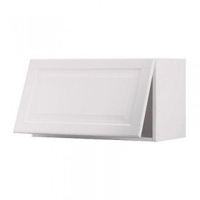 ФАКТУМ Горизонтальный навесной шкаф - Лидинго белый с оттенком, 70x40 см