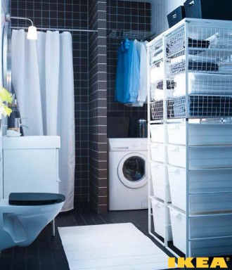 Интерьер ванной комнаты ИКЕА