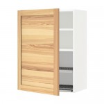 МЕТОД Шкаф навесной с сушкой - белый, Торхэмн естественный ясень, 60x80 см