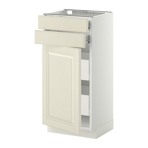 МЕТОД / ФОРВАРА Нплн шк двр/2фрнт/2нзк/2срд ящ - белый, Будбин белый с оттенком, 40x37 см МЕТОД / ФОРВАРА Нплн шк двр/2фрнт/2нзк/2срд ящ - белый, Будбин белый с оттенком, 40x37 см