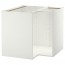 МЕТОД Каркас напольного шкафа углового - белый