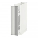 МЕТОД Напол шкаф/выдв внутр элем - белый, Гревста нержавеющ сталь