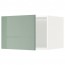 МЕТОД Верх шкаф на холодильн/морозильн - белый, Калларп глянцевый светло-зеленый, 60x40 см