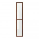 ОКСБЕРГ Стеклянная дверь - коричневый ясеневый шпон