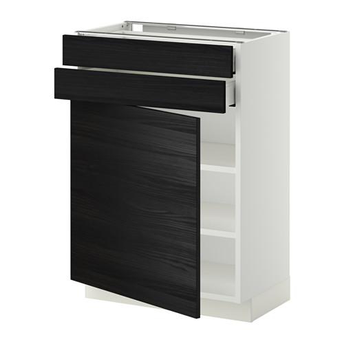 METOD/MAXIMERA напольный шкаф с дверцей/2 ящиками оцинковка