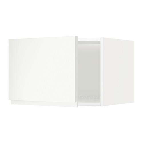 МЕТОД Верх шкаф на холодильн/морозильн - белый, Воксторп белый, 60x40 см