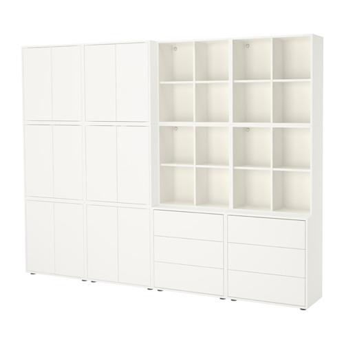 ЭКЕТ Комбинация шкафов с ножками - белый