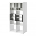 КАЛЛАКС Стеллаж с 4 вставками