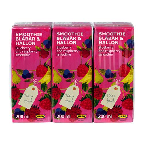 SMOOTHIE BLÅBÄR & HALLON коктейль чернично-малиновый SMOOTHIE BLÅBÄR & HALLON коктейль чернично-малиновый