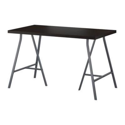 ВИКА АМУН/ВИКА ЛЕРБЕРГ Стол - черно-коричневый/серый ВИКА АМУН/ВИКА ЛЕРБЕРГ Стол - черно-коричневый/серый