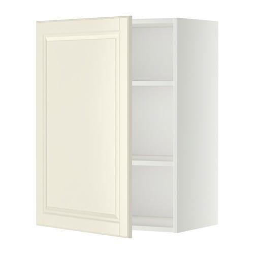 МЕТОД Шкаф навесной с полкой - белый, Будбин белый с оттенком, 60x80 см МЕТОД Шкаф навесной с полкой - белый, Будбин белый с оттенком, 60x80 см