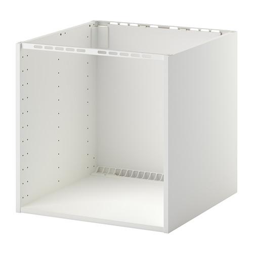 МЕТОД Шкаф для встр варочной панели/мойки - белый, 60x60x60 см