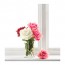 SMYCKA цветок искусственный роза/белый 75 cm