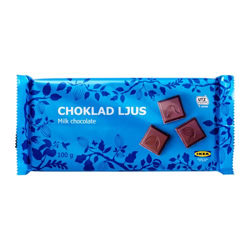 CHOKLAD LJUS шоколад молочный Сертификат UTZ