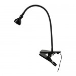 ЯНШО Софит настен/с зажимом, светодиодн - черный