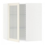 МЕТОД Углов навесн шк с полками/сткл дв - 68x80 см, Хитарп белый с оттенком, белый МЕТОД Углов навесн шк с полками/сткл дв - 68x80 см, Хитарп белый с оттенком, белый